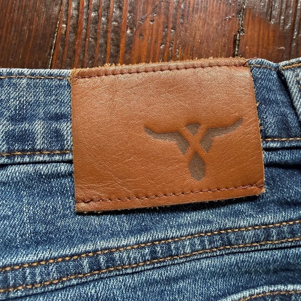 Wrangler 20X Jeans Mens‎ 32x30 Blue Dark Wash Style 42 Vintage Boot Embroidered